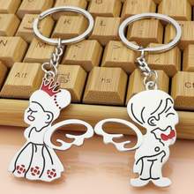 Load image into Gallery viewer, Love Angels Keyring - King and Queen Keyring Set
