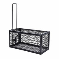 2-Pack Metal Rat Catcher Spring Cage Trap, Secure and Humane Rodent Control