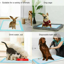 Load image into Gallery viewer, HEAVY DUTY LARGE PUPPY PET TRAINING WEE PEE TOILET PADS PAD FLOOR MATS DOG CAT
