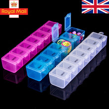 Load image into Gallery viewer, KoKobase 7 Day Large Pill Box Holder 3 Colours KOKOBASE
