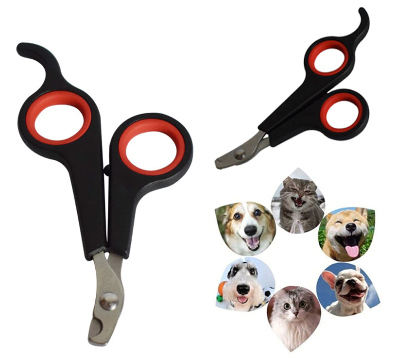 3pcs Pet Nail Clippers for Dogs, Cats, Rabbits, and Small Pets - Stainless Steel Claw Trimmers