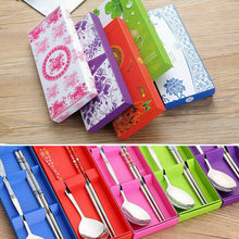 Load image into Gallery viewer, Korean Spoon Chopsticks Set Chinese Type
