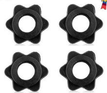 Load image into Gallery viewer, KoKobase 4pcs 1Inch/25mm Black Plastic Dumbbell Bar Hexagonal Nut Spin-Lock Collars KOKOBASE
