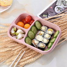 Load image into Gallery viewer, Lunch Box Plastic Containers 3-Compartment School Students Lunch Food Boxes
