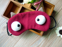 Load image into Gallery viewer, VERY CUTE SOFT TRAVEL EYE MASK TO HELP KIDS ADULTS SLEEP HELP BLOCKING OUT LIGHT
