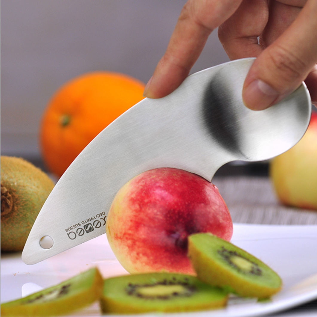 Stainless 2 in 1 Steel Kiwi Easy Peelers Cutter Knifes