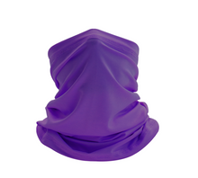 Load image into Gallery viewer, KOKOBASE Purple Multi Use Face Mask Cycling Neck Warmer Tube Scarf Snood Biker KOKOBASE
