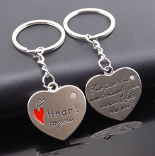 Load image into Gallery viewer, Heart To You Keyring - First Kiss Keychain
