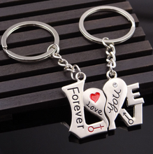 Load image into Gallery viewer, Love You Forever Keychain - Forever Love Keychain
