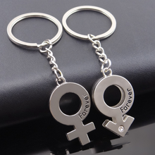 Load image into Gallery viewer, Him and Her Keychain - Together Forever Keychain
