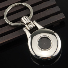 Load image into Gallery viewer, Sleek Round Compass Keychain – Navigational Keyring Accessory for Direction Guidance and Style
