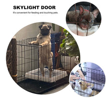 Load image into Gallery viewer, KOKOBASE Sturdy Iron Pet Carrier - Secure and Spacious Travel Crate for Pets - Multiple Sizes Available
