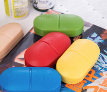 Load image into Gallery viewer, Novelty Pill Box In The Shape Of A Pill Tablet Storage
