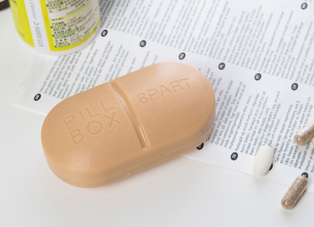 Novelty Pill Box In The Shape Of A Pill Tablet Storage