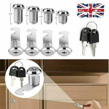 Load image into Gallery viewer, 5PCS Cam Lock for Door Cabinet Mailbox Cupboard Locker 16mm 20mm 25mm 30mm 2 Keys replacement
