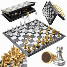 Load image into Gallery viewer, KoKobase Magnetic GOLD and SILVER Folding Chess Set Pieces Chessboard Game 32 x 32 CM KOKOBASE
