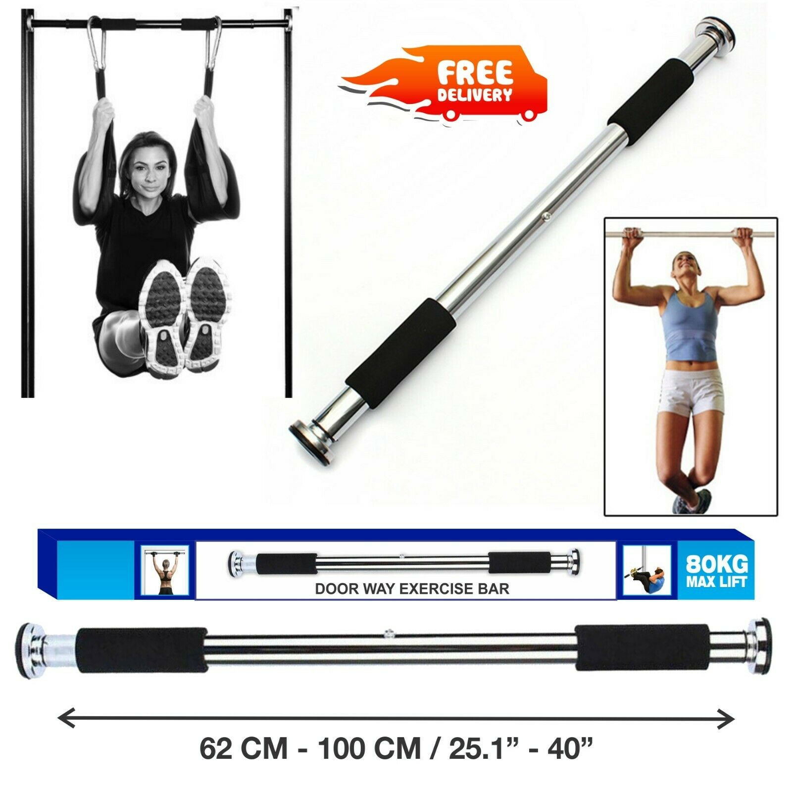 Door Home Exercise Workout Training Gym Bar