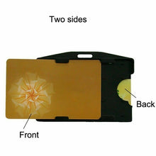 Load image into Gallery viewer, Double Sided Plastic Rigid ID Card Holder
