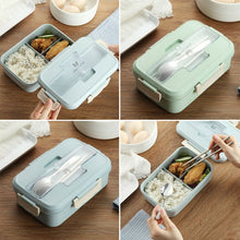 Load image into Gallery viewer, KoKobase Home, Furniture &amp; DIY:Children&#39;s Home &amp; Furniture:Kitchen &amp; Dining:Lunchboxes &amp; Bags 3 Compartments Lunch Box Food Container Set Bento KOKOBASE
