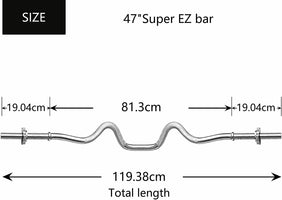 47 inch 4ft EZ Curl Bar 1