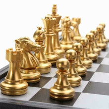 Load image into Gallery viewer, KoKobase Magnetic GOLD and SILVER Folding Chess Set Pieces Chessboard Game 32 x 32 CM KOKOBASE

